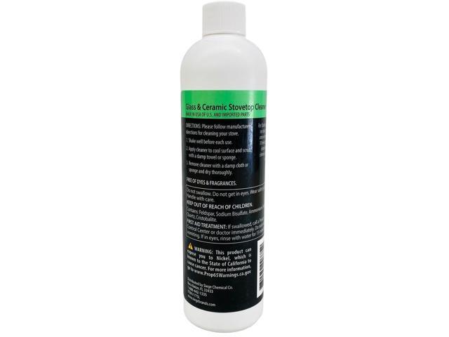 Siege Glass & Cermaic Stovetop Cleaner, 12 oz, Earth Friendly, Made in USA, 775L