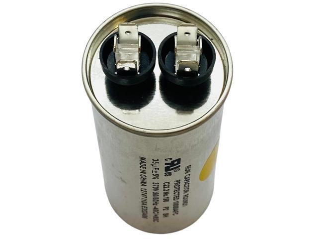 Run Capacitor, Round, 35 Mfd., 370 Volt, CR35X370R
