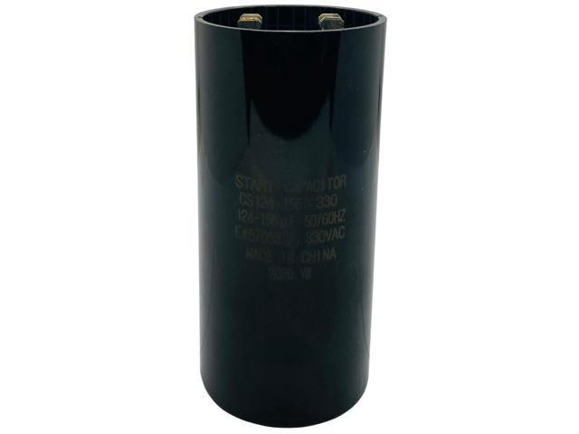 Start Capacitor, Round, 124-156 Mfd., 330 Volt, CS124-156X330