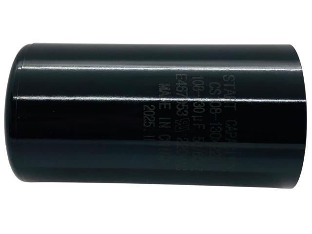 Start Capacitor, Round, 108-130 Mfd., 220 Volt, CS108-130X220