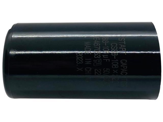 Start Capacitor, Round, 88-108 Mfd., 220 Volt, CS88-108X220