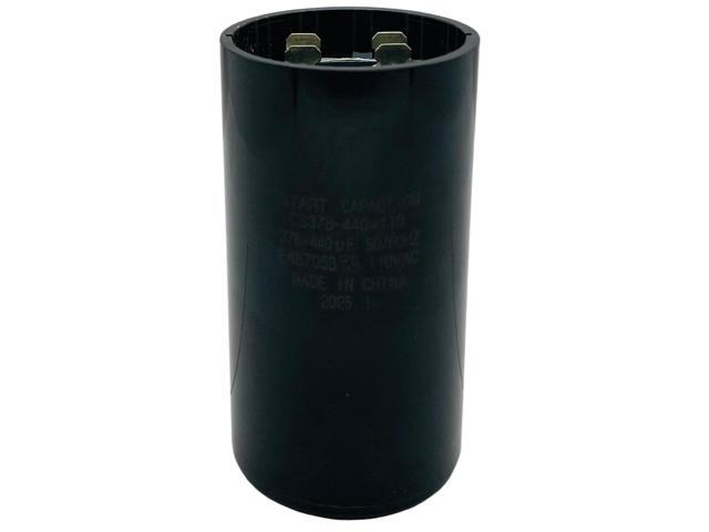 Start Capacitor, Round, 378-440 Mfd., 110 Volt, CS378-440X110