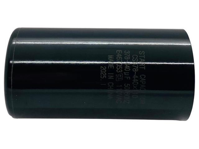 Start Capacitor, Round, 378-440 Mfd., 110 Volt, CS378-440X110
