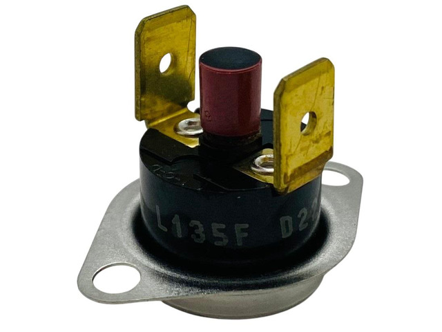 Furnace Thermostat With Manual Reset, 135°F Cut Out Temperature, SRL135