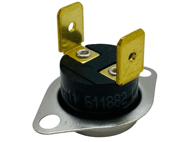Furnace Thermostat Auto Reset, 1/4' Terminal 200°F Cut-Out / 160°F Cut-In SLS200