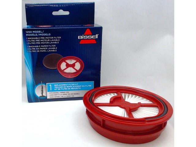 Bissell Pleated Circluar & Foam Filter Pack-Red Berends #1250