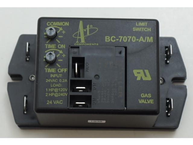A-1 Components BC7070 Time Delay Blower Control BC-7070-A/M