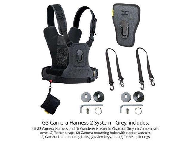 Cotton Carrier 3G Harness System For Two Cameras 147GREY