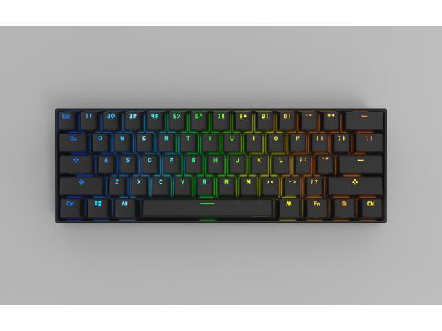Anne Pro 2 Mechanical Keyboard 60% RGB Wired/ Wireless Bluetooth PBT Type-c (Cherry MX Blue Switch)