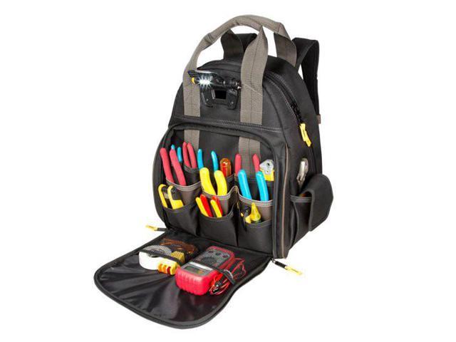 Photos - Other Power Tools Clc L255 Tech Gear 53 Pocket Lighted Backpack L2555