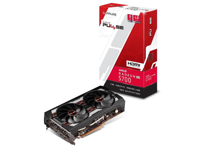 Sapphire 11294-01-20G PULSE AMD Radeon RX 5700 8GB GDDR6 HDMI/3DisplayPort PCI-Express 4.0 Video Card