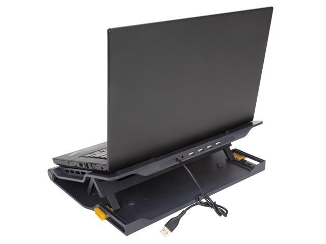 Targus - Chill Mat+ Laptop Cooling System with 4-Port USB Hub - Gray - image 6