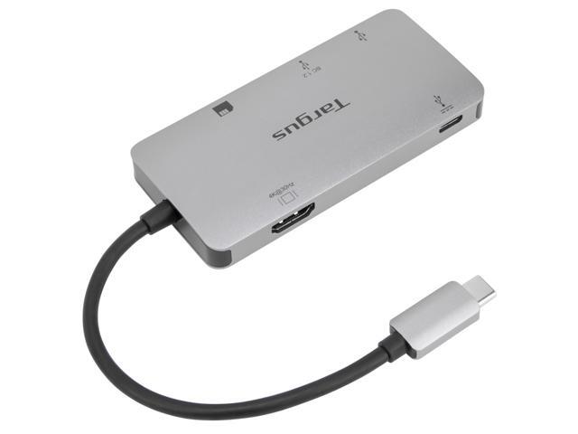 Targus USB-C Multi-Port Single Video Adapter and Card Reader with 100W PD Pass-Thru - ACA953USZ