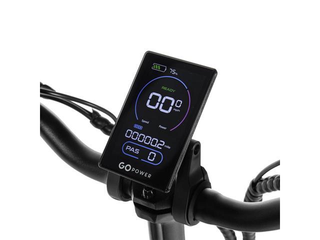 GoPowerBike GoPlus Folding Electric Bike 20' Fat Tire eBike 500W Motor, 20mph Top Speed 45+ Mile Range, 5 Pedal-Assist Levels Removable...