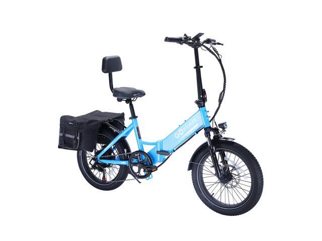 GoPowerBike GoCurv Electric Folding Bike 20' Fat Tire eBike 750W Motor, 20mph Top Speed 45 Mile Range 5 Pedal Assist Modes Removable...
