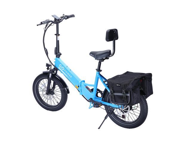 GoPowerBike GoCurv Electric Folding Bike 20' Fat Tire eBike 750W Motor, 20mph Top Speed 45 Mile Range 5 Pedal Assist Modes Removable...