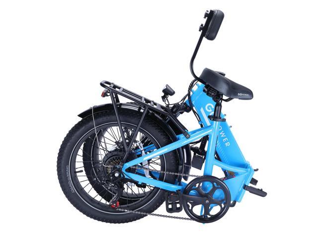 GoPowerBike GoCurv Electric Folding Bike 20' Fat Tire eBike 750W Motor, 20mph Top Speed 45 Mile Range 5 Pedal Assist Modes Removable...