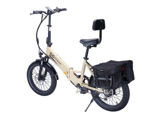 GoPowerBike GoCurv Electric Folding Bike 20' Fat Tire eBike 750W Motor, 20mph Top Speed 45 Mile Range 5 Pedal Assist Modes Removable...