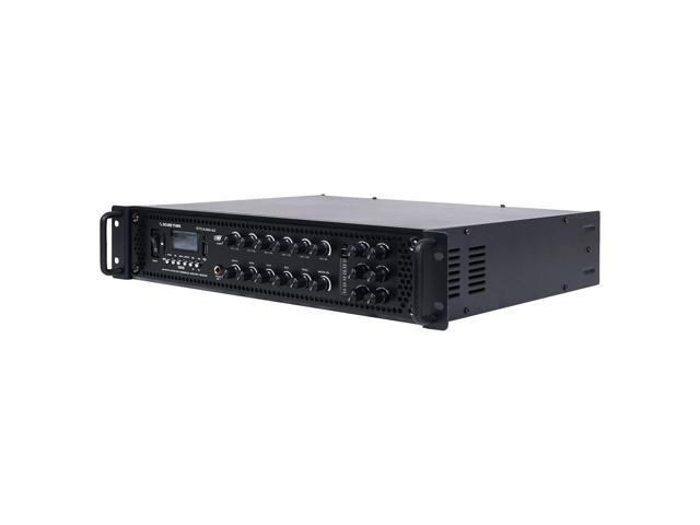 Sound Town 360 Watts 6-Zone 70V/100V Commercial Power Amplifier with Bluetooth, for Restaurants, Lounges, Bars, Pubs, Schools and Warehouses...