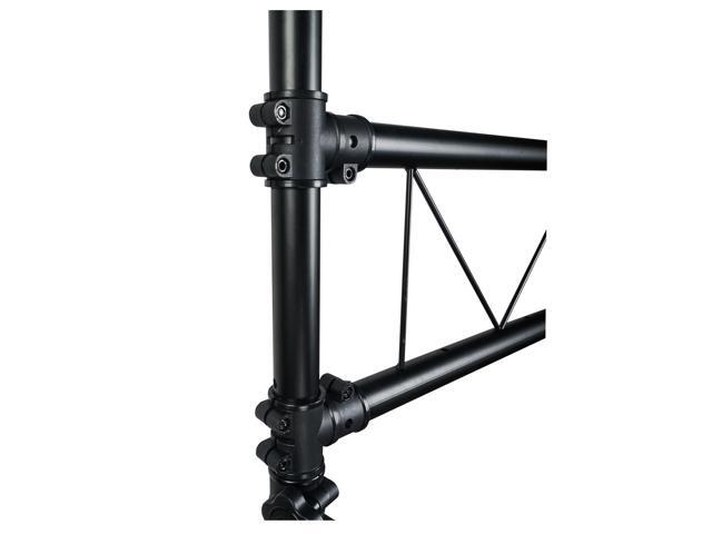 Sound Town Lighting Stand with Truss, Portable Lighting Truss System with T-Bars
