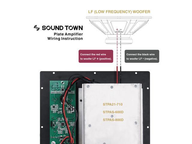 Sound Town Class-D Plate Amplifier for PA DJ Subwoofer Cabinets 350W RMS w/LPF (STPAS-600D) - image 4