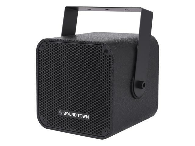 Sound Town 5" 70V/100V Wall-Mount Installation Speaker for Restaurants, Bars, Cafes, Schools, Churches, Black