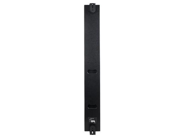 Sound Town Passive Wall-Mount Column Mini Line Array Speaker with 8 x 5" Woofers, Black for Live Event, Church, Conference, Lounge (CARPO-V10B)
