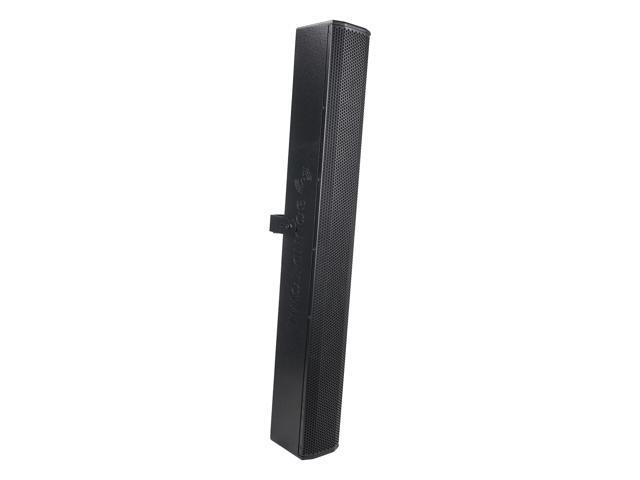 Sound Town Passive Wall-Mount Column Mini Line Array Speaker with 8 x 5" Woofers, Black for Live Event, Church, Conference, Lounge (CARPO-V10B)