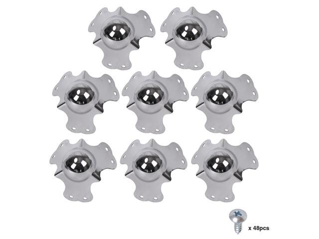 Sound Town 8-pack Large Ball Corner Edge Protector for Flight Case, Cabinet (ST-RHW-07)