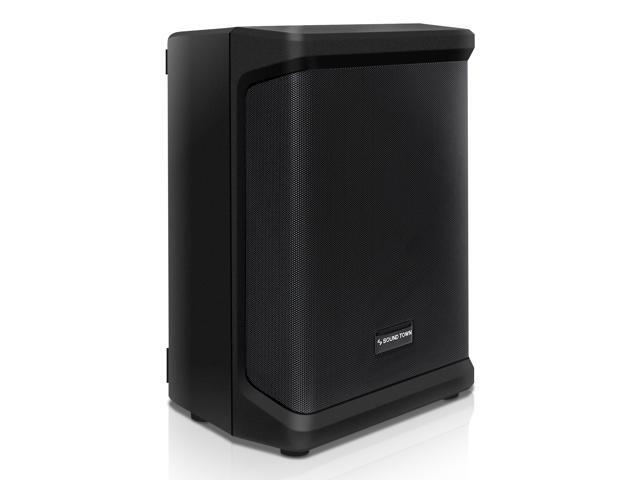 Sound Town Multi-position All-in-one Powered PA System with TWS Bluetooth, Rechargeable Battery (CARPO-S1)