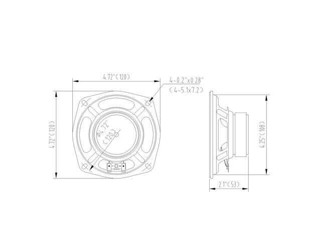 Sound Town 4-Pack 5 Full Range Speakers Replacement Drivers for PA DJ Speakers Column Speakers (STLF-C4-4PACK) - image 6
