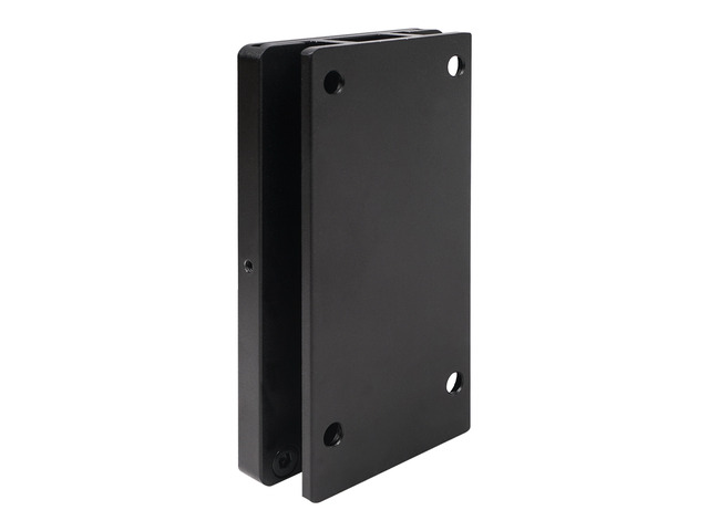 Sound Town 2-Pack Universal Speaker Wall Mount Brackets, 4.25' x 2' Mounting Template, Black (CWB-1-PAIR)