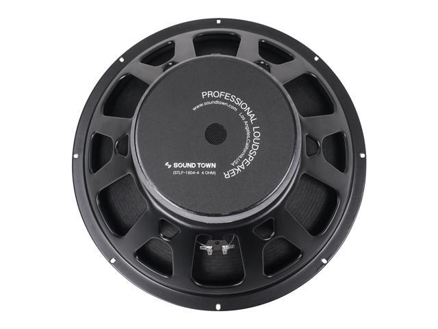 Sound Town 18 800W Raw Woofer Speaker with 4' Voice Coil, 100 oz Magnet, Replacement Woofer for PA/DJ Subwoofer, 4-ohm (STLF-1804-4)