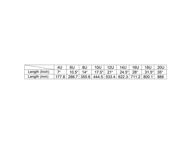 Sound Town 4-pack 12U Steel Rack Rails, with Black Powder Coated Finish and Screws (ST-RR-12UX2)