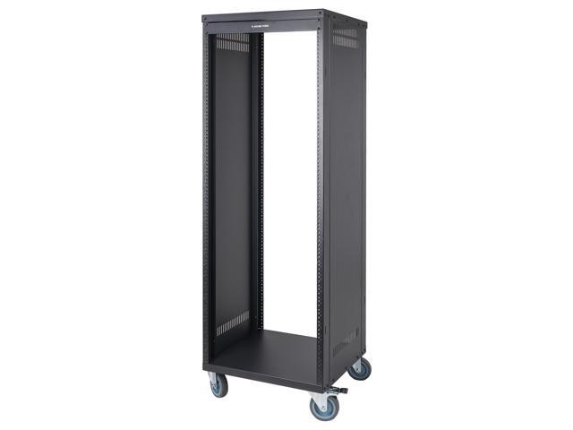 STRK-M30U Sound Town 30U Universal Steel Rack, w/ 3' Locking Casters, Vented Side Panels for Audio Video, Server and Network Equipment (STRK-M30U)