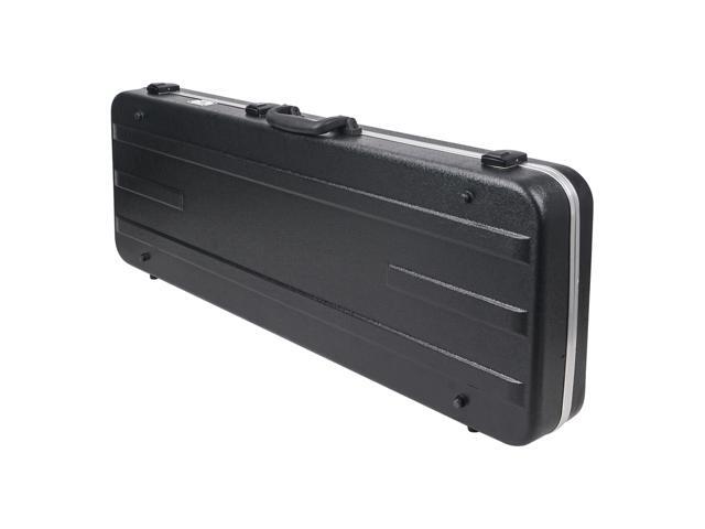 Sound Town Lightweight ABS Road Case for Electric Guitar with TSA Approved Locking Latch and EPS Foam Plush Interior (STEC-500)