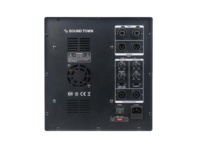 Sound Town 2000W 18 Active Powered Subwoofer with 2 Speaker Outputs DJ/PA Pro Audio Sub with 4 Voice Coil White (CARPO-18SWPW) - image 5