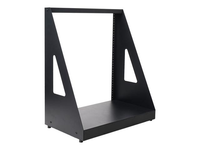 Sound Town 12U 2-Post Heavy-Duty Open-Frame Rack, for Audio/Video, Network Switches, Servers, UPS Systems (ST2PF-12HD)