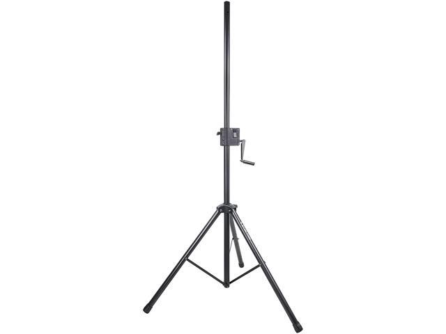 Sound Town 2-Pack Crank-Up Tripod Speaker Stands with Carry Bags Pole-Mount Adapter Brackets Black (STSDA-78CU-PAIR) - image 2