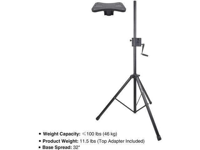 Sound Town 2-Pack Crank-Up Tripod Speaker Stands with Carry Bags Pole-Mount Adapter Brackets Black (STSDA-78CU-PAIR) - image 5