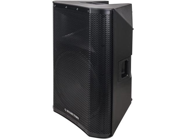 Sound Town Oberon Series Black 2-Channel 1400W Portable PA System - image 3
