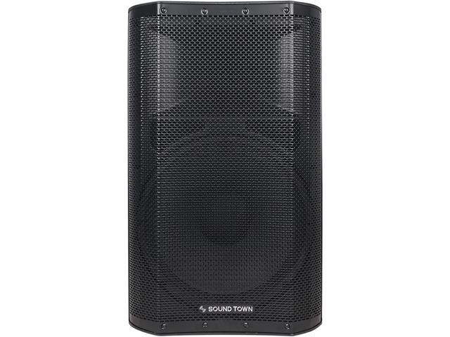 Sound Town Oberon Series Black 2-Channel 1400W Portable PA System - image 2