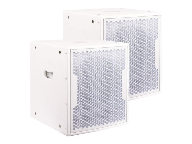Sound Town 2-Pack 15' 2000 Watts Powered PA DJ Subwoofers with DSP and Plywood E