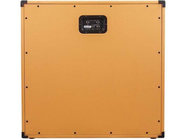 Sound Town 4x12' Empty Guitar Speaker Cabinet, Birch Plywood, Orange, Wheat Cloth Grill, Compatible with Celestion/Eminence Speakers (GUC412OR-EC)