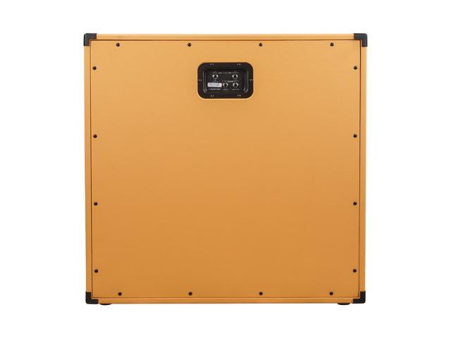 Sound Town 4 x 12' 260W Guitar Speaker Cabinet, Birch Plywood, Orange Tolex, Wheat Cloth Grille (GUC412OR)