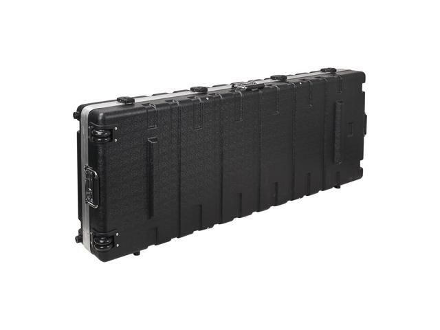 Sound Town Lightweight 76-Note Keyboard Case, ATA Flight Case with TSA Approved Locking Latches, Customizable Interior, Recessed Wheels (STKBC-76)