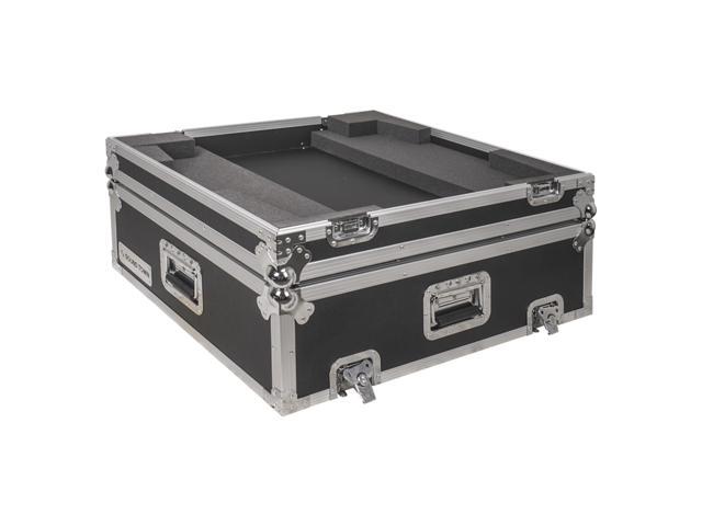 Sound Town ATA Plywood Mixer Case with Interior Foam Protection and Recessed Wheels, for Behringer X32 Compact Digital Mixer (STRC-X32COMP)