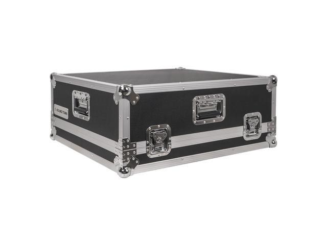 Sound Town ATA Plywood Mixer Case with Interior Foam Protection and Recessed Wheels, for Behringer X32 Compact Digital Mixer (STRC-X32COMP)