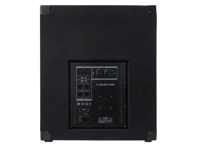 Sound Town METIS-18PWG 18 Powered Subwoofer Class-D Amplifier 35mm Pole Mount Socket - image 4