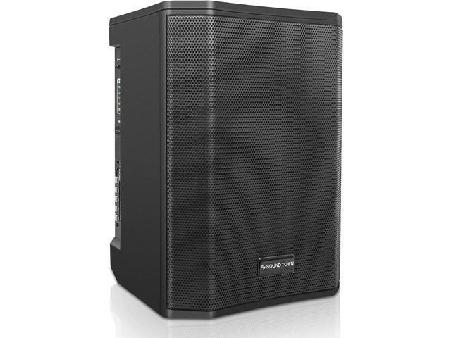 Sound Town Multi-position All-in-one Powered PA System with TWS Bluetooth, Rechargeable Battery (CARPO-S1)